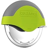 Oriamo® XXL Pizzaschneider – Profi Pizzaroller mit Klingenschutz | Edelstahl Pizza Cutter & Teigrad | Spülmaschinenfest, präzises Schneiden, langlebiger Pizzarad, ideal für Pizza & Teig