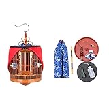 Vogelkäfige Vogelkäfige Handgemachte Bambus Vogelkäfig Vintage Runde Vogelträger Vogelkäfige Reise Papageienkäfig Retro Vogelhaus für Garten Leicht zu tragen