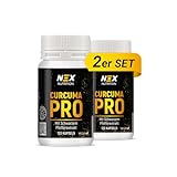 NEX Curcuma Pro Kapseln | 180 mg Curcuminoide aus Curcumaextrakt mit 2 mg Piperin | hochkonzentrierter Pflanzenstoff | vegan, rein & ohne Zusatzstoffe | ideal für tägliche Anwendung | 120 Kapseln (2)