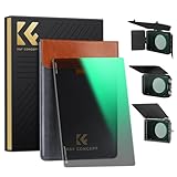 K&F Concept 4 x 5,65' ND4 Filter(2 Blendenstufen),Dicke 4mm Rechteckfilter quadratischer Graufilter für Außenaufnahmen,Kompatibel mit 4 x 5,65' Matte Box System/Filtertabletts