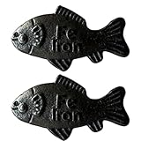 Fish & Bird Eisen-Kochwerkzeug – natürliches Eisenpräparat für Mahlzeiten, effektives und sicheres Kochwerkzeug, reduziert das Mangelrisiko für Veganer, Sportler, Schwangere (2 Fische)