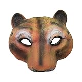 Leopardengesichtsdecke – Tiergesichtsdecken für Erwachsene | Realistische Dschungel-Kostüme | Anziehzubehör für die Familie der Erwachsenen Weihnachtstheateraufführung Holid