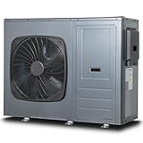 Smad R290 12KW Inverter Luft Wärmepumpe, Warmwasser 30-60 ℃, Kühlung 5-25℃, Heizung 24-75℃, monoblock, COP 4.9, Wifi, 220-240V 50Hz, Frostschutz, Silent-Modus, elektrische Zusatzheizung