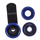 ELAYARD Smartphone Kameraobjektiv Clip Fisheye Weitwinkel Makro Linse aus Wasserabweisend Kompatibel mit iPhone X Tragbar Installieren