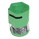 BESTonZON 7 Tasche wachsen Pflanzenaufzucht gartenwerkzeug Flower Pot Kartoffelbeutel Gartenbeutel Anlage Gartengemüse Taschen herstellen Pflanzenwachstumsbeutel Pflanzbeutel Vlies Green