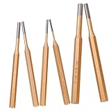 DEARMAMY 6 Stück Teiliges Splinttreiber set aus Hochkohlenstoffhaltigem Stahl Verschleißfest Vielseitig für Maschinenwartung Holzarbeiten DIY Verschiedene Langlebig und Einfach zu