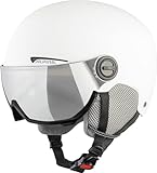 Alpina Unisex, Skihelm, White Matt, 54-58 cm