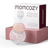 Momcozy S9 Pro Aktualisierte Milchpumpe Elektrisch Tragbar, Freihändige Milchpumpe mit längster Akkulaufzeit und LED-Anzeige, Elektrische Milchpumpe mit 2 Modi & 9 Stufen - 24mm (Rosa, 1 Pack)