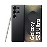 Samsung Galaxy S25 Ultra AI Smartphone mit Galaxy AI, Ohne Vertrag, Handy mit Android, 12 GB RAM, 256 GB Speicher, 200-MP-Kamera, Titanium Black, 3 Jahre Herstellergarantie [Exklusiv auf Amazon]