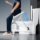 Elektrische Toilettensitzerhöhung mit Griffen, angetriebener Lift für ältere und behinderte, neigbares Design für mehr Komfort und Sicherheit