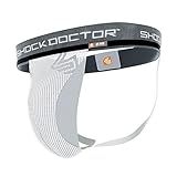 Shock Doctor ShockDoctor ShockDoctor Herren Tiefschutz Suspensorium Tasche ohne Cup, White, XL ShockDoctor ShockDoctor Herren Tiefschutz Suspensorium Tasche ohne Cup, White, XL