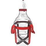 Biowin Weinballon Gärballon Gärbehälter Flasche Weithalsballon Gummistopfen Gärröhrchen (20L)
