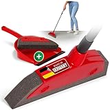 Novaliv Schaumstoffbesen mit Teleskopstiel & Kehrgarnitur Friseurbesen Set Gummi Noppenbesen Hundehaarentferner Broom Parkett Besen für Drinnen Teppichbesen Bodenabzieher Haushaltsbesen Wunderbesen