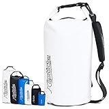 riptide Dry Bag - wasserdichter Packsack mit Umhängegurt | weiß | 2l