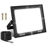 Viugreum LED Strahler 6500K Aussenleuchte mit Bewegungsmelder