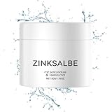 Zinksalbe gegen Pickel - Anti Pickel Creme Auch für Pickel Am Po und Rücken - Zink Salbe Gegen Mitesser und Unreine Haut - Zugsalbe Pickel - Akne Creme mit Teebaumöl & Salicylsäure (1)