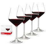 Spiegelau 4-teiliges Burgunderglas-Set, Weingläser, Kristallglas, 640 ml, Style, 4670180