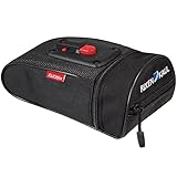 KLICKfix 0297S Farradtasche Micro 15O Plus Satteltasch, Schwarz, 19 x 9 x 7 cm