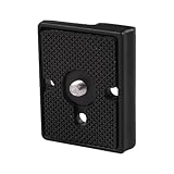 Durability Kamerastativ Schnellwechselplatte 200PL 14 mit rutschfestem Gummi-Pad für DSLR-Stabilisatoren, Aluminiumlegierung, Klemme, DSLR-Schnellmontage