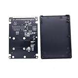 MSATA auf IDE 2,5 Zoll Adapterkartengehäuse Box SSD auf 2,5 Zoll IDE-Konverterkartenset MSATA auf IDE2,5 Zoll Adapter Kartengehäuse Box M.2 SSD auf 6,3 cm IDE-Konverter Unterstützung 2230 2242 2260