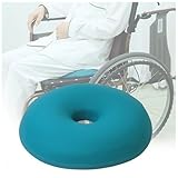 HUTRADE Anti-Dekubitus Runde Sitzkissen Für Rollstühle, Orthopädisch Ringkissen Dekubitus-Kissen Rund Weich Sitzring Steißbein-Entlastung Sitzkissen Für Bürostühle,Rollstuhl