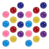TOYANDONA 200 Stück Bunte Kunststoff Murmeln 14mm Ersatzkugeln für Brettspiele Wie Chinesische Dame Farbige Spielsteine für Lernen