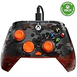 Turtle Beach Rematch Core Ghost Schwarz Camo/Orange Wired Gaming Controller – Lizenziert für Xbox Series X und S, Xbox One und Windows PCs