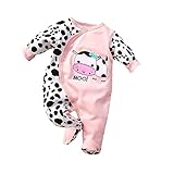 KIDDLETOWN Baby Schlafanzug, Strampler Neugeborene, Baby Schlafstrampler, Baby Strampler Langarm, Baby Pyjam, Baby Kleidung Mädchen, Babyschlafanzug Baumwolle, Schlafanzug für Mädchen Jung