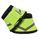 Imperial Riding Hufglocken IRH Reflective, 3M-Reflektoren, stoßschützend, robuster Klettverschluss, sicher & langlebig für Training und Ausritte, Gelb, S