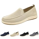Laufschuhe für Herren, Laufen, Sport, Freizeit, urban, Damen, orthopädisch, lässig, sportlich, leicht, klassisch, rutschfest, Laufen, Jogging, Fitnessstudio, Geschenk, beige, 43 EU