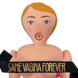 Aufblasbare Gummipuppe Frau - Sexpuppe - Sex Doll - Liebespuppen - Junggesellenabschied Männer - JGA Männer - Lebensgröße 150 cm - Blondie Care
