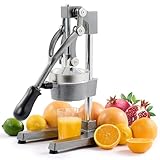 CO-Z Professionelle Zitruspresse in handelsüblicher Qualität, Handpresse, manuelle Fruchtpresse, Metallsaftpresse, robuste Saftpresse, Zitrusfrüchte, Orange, Granatapfel