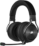 Corsair VIRTUOSO RGB WIRELESS XT Hi-Fi-Gaming-Headset mit Räumlichem Klang (Gleichzeitige Dual-Wireless-Verbindungen, PC, Mac, PS5, Switch, Mobile & Verkabelt Xbox Series X|S Kompatibilität) Schiefer