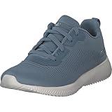 Skechers Damen BOBS Squad Tough Talk Sneaker, Lt.Blue Engineered Knit, 38 EU