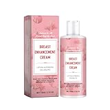100g Brustvergrößerungscreme für Frauen, Natürliche Bruststraffende Liftingcreme, Brustvergrößerungscreme, Brustvergrößerung, Vollere Hüften und Brüste, Erhöhen und Volumen der Brust