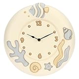 THUN Große Keramikuhr Meer zum Verlieben