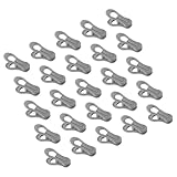 Hemobllo 30 Stück Wäscheklammer Clips zum Aufhängen von Wäsche Kleiderbügel Clips Kleiderklammer-Set Clips für Kleidung kleiderständer Haken für Handtuchhalter Plastikkleidungsstifte Abs