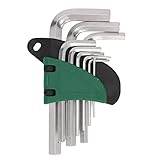 Sechskantschlüssel-Inbusschlüssel-Satz, Metrisch 1,5-10 Mm Lange Arm-Sechskantschlüssel-Satz-Werkzeuge, Bonus-freie Stärke 9-teilige Tattoo-Maschinen-Sechskant