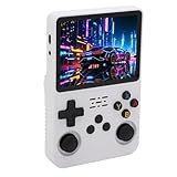 R36S Retro-Handheld-Spielekonsole, 3,5-Zoll-IPS-Bildschirm Videospielkonsole, Dual 3D Rocker, Hand-Emulator-Konsole mit Open-Source-Linux-System, 3000-mAh-Akku
