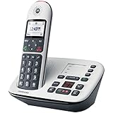 Motorola CD5011 - DECT Digitales Schnurlostelefon mit Anrufbeantworter, Anrufsperre und Lautstärkeanhebung - 1,8' Vollgrafik-Bildschirm