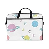 FANTAZIO Space Stars Laptop-Schultertasche, Messenger-Tasche, für 35,6 cm (14 Zoll) und 38,1 cm (15 Zoll) Laptoptasche