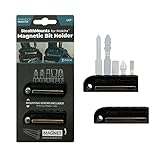 StealthMounts Schwarz Makita magnetischer Bit-Halter | Bit Organizer für Bohrer | Idealer Bit-Halter für Makita-Bohrer und -Schlagschrauber (2er Pack)