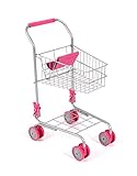 Bayer Chic 2000 Einkaufswagen aus Metall mit integriertem Puppensitz, tolle Ergänzung zum Kaufladen