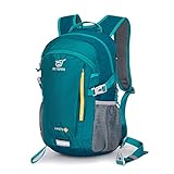 SKYSPER Leicht Wanderrucksack Klein Rucksack mit Rückenbelüftung Trekkingrucksack aus atmungsaktivem 3D Air Mesh Polyester Camping Outdoor Wandern Rucksack