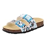 Superfit Fussbettpantoffel Hausschuh, Weiß/Mehrfarbig 1120, 36 EU