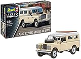 Revell Modellbausatz I Land Rover Series III LWB 109 I Detailreicher Level 3 Fahrzeug Bausatz I 174 Teile I Maßstab 1:24 I für Kinder und Erwachsene ab 10 Jahren