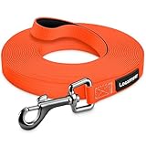 Wasserdicht Schleppleine für Hunde, 3m 5m 7m 10m 15m 20m 25m 30m Biothane Schleppleine mit Robusterem Karabiner, Wasserfest Hundeleine, Laufleine für Große bis Kleine Hunde, Reißfeste Trainingsleine