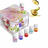 Parfüm & Haaröl 2-in-1 – Avocado & Kamelie – Pflege für krauses Haar, Mini-Parfümöl-Set zur Regeneration von trockenem, krausem und strapaziertem Haar (40PCS)