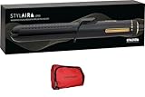 Rotschopf24 Efalock Stylair Long Glätteisen, Haarglätter + Tasche für Zubehör. 58 Watt. 140-220 Grad. Keramikbeschichtet + gefedert. Automatische Abschaltung. Friseurexclusiv!
