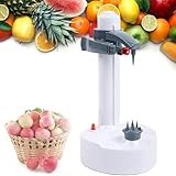 Elektrischer Obstschäler, automatisch rotierender Apfelschäler, Obst- und Gemüseschneider, Küchenschälwerkzeug mit Edelstahlklinge, for Kartoffeln, Gurken, Äpfel, Birnen und so weiter
